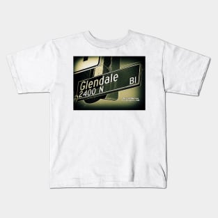 Glendale Boulevard, Los Angeles, California by Mistah Wilson Kids T-Shirt